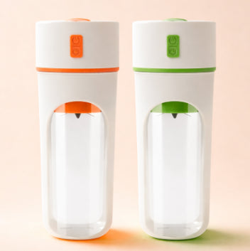 Wireless Electric Citrus Juicer & Portable Blender – USB Rechargeable Orange Squeezer and Ice Crusher Cup for Fresh Juice & Smoothies