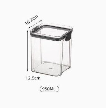 Airtight Food Storage Containers - Leak-Proof Kitchen Pantry Organizer Set for Dry Food, Flour, and Cereal