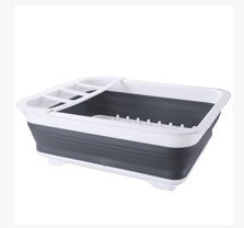 Folding Kitchen Dish Drying Rack Plate Holder Tableware Storage Organizer for Kitchen Counter