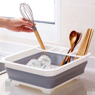 Folding Kitchen Dish Drying Rack Plate Holder Tableware Storage Organizer for Kitchen Counter