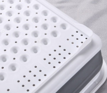 Folding Kitchen Dish Drying Rack Plate Holder Tableware Storage Organizer for Kitchen Counter