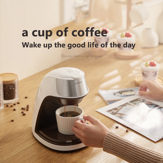 Fully Automatic Mini Coffee Machine – Portable American Coffee Maker for Home & Office