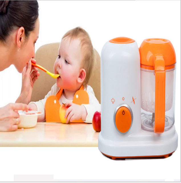 Smart 5-in-1 Baby Food Processor & Milk Warmer – Automatic Cooking Blender with Steamer and Constant Temperature Bottle Heater