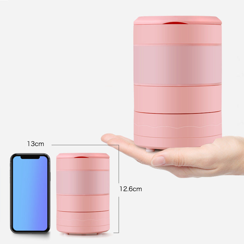 Portable Mini Blender & Smoothie Maker – 450ML USB Rechargeable Personal Juicer Cup with 6 Blades for Shakes, Travel & Gym