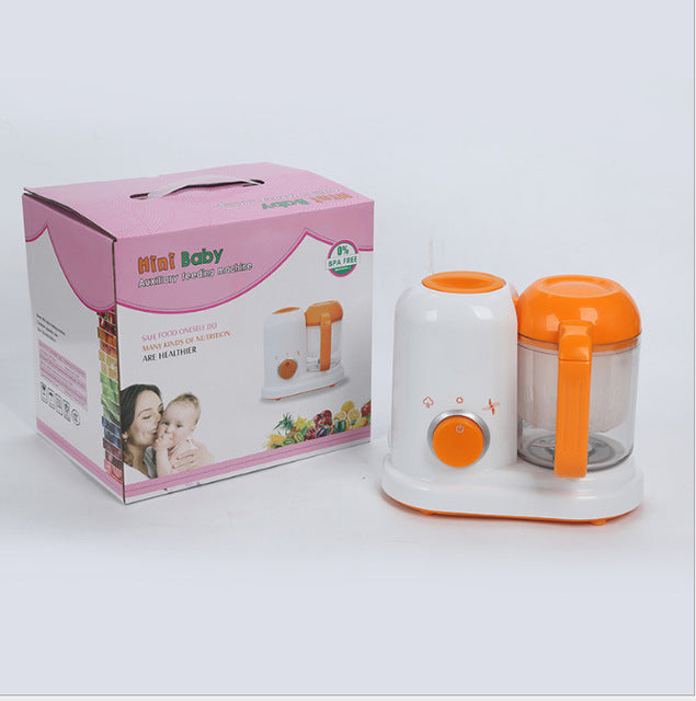 Smart 5-in-1 Baby Food Processor & Milk Warmer – Automatic Cooking Blender with Steamer and Constant Temperature Bottle Heater