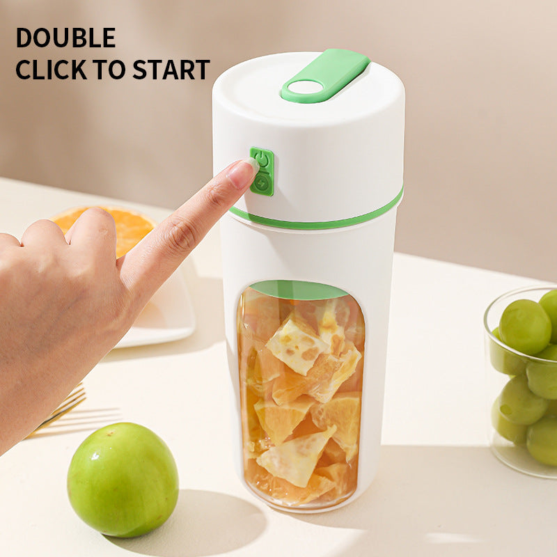 Wireless Electric Citrus Juicer & Portable Blender – USB Rechargeable Orange Squeezer and Ice Crusher Cup for Fresh Juice & Smoothies