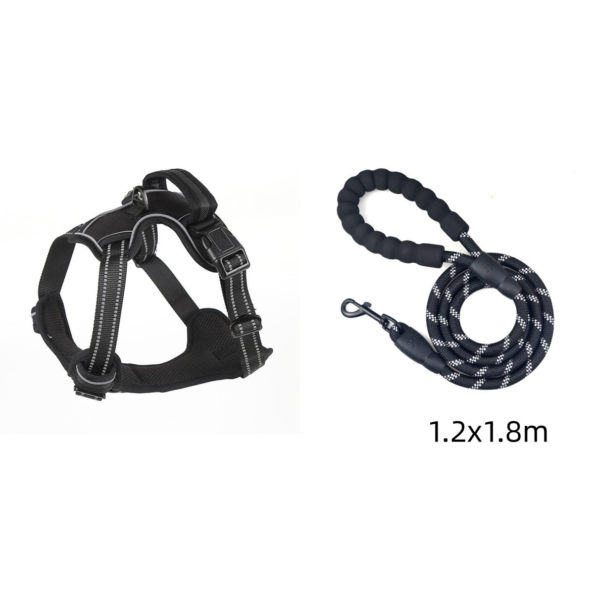 No-Pull Breathable Reflective Dog Harness – Comfortable Pet Harness Vest