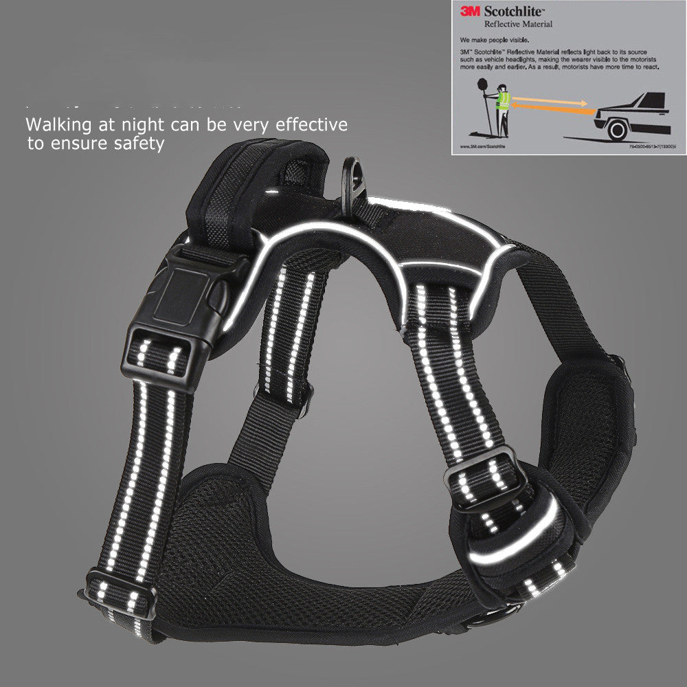 No-Pull Breathable Reflective Dog Harness – Comfortable Pet Harness Vest