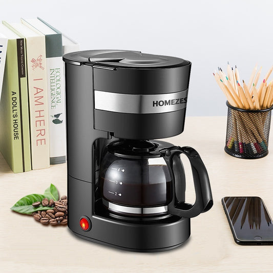 Household Automatic Drip Coffee Maker – Portable Tea Brewer & Multi-Function Coffee Machine