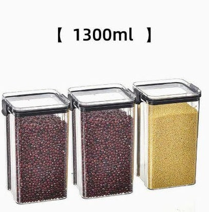 Airtight Food Storage Containers - Leak-Proof Kitchen Pantry Organizer Set for Dry Food, Flour, and Cereal