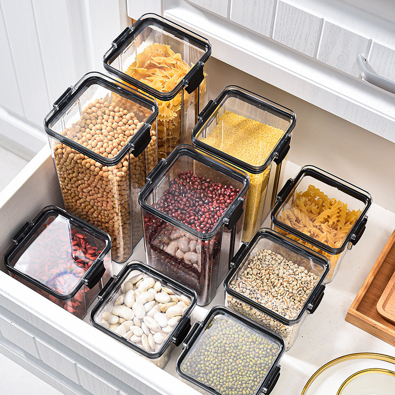 Airtight Food Storage Containers - Leak-Proof Kitchen Pantry Organizer Set for Dry Food, Flour, and Cereal