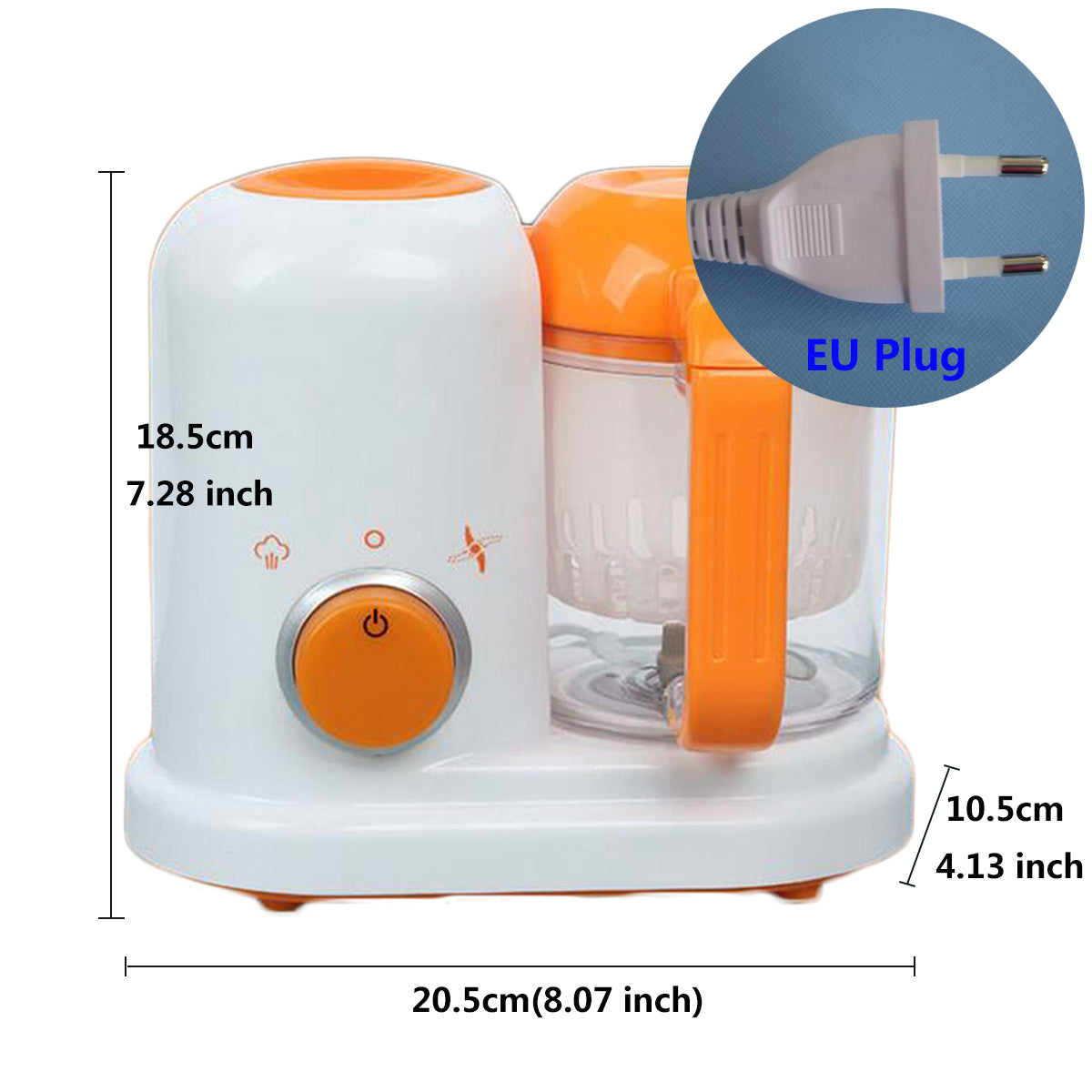Smart 5-in-1 Baby Food Processor & Milk Warmer – Automatic Cooking Blender with Steamer and Constant Temperature Bottle Heater