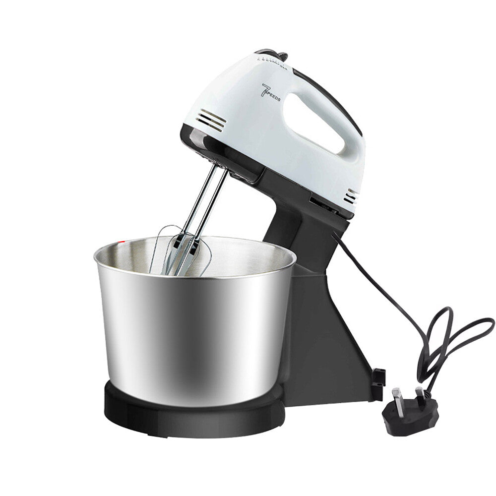 7-Speed Electric Stand Mixer – Multi-Function Cake Mixer with Bowl, Beater & Dough Hook