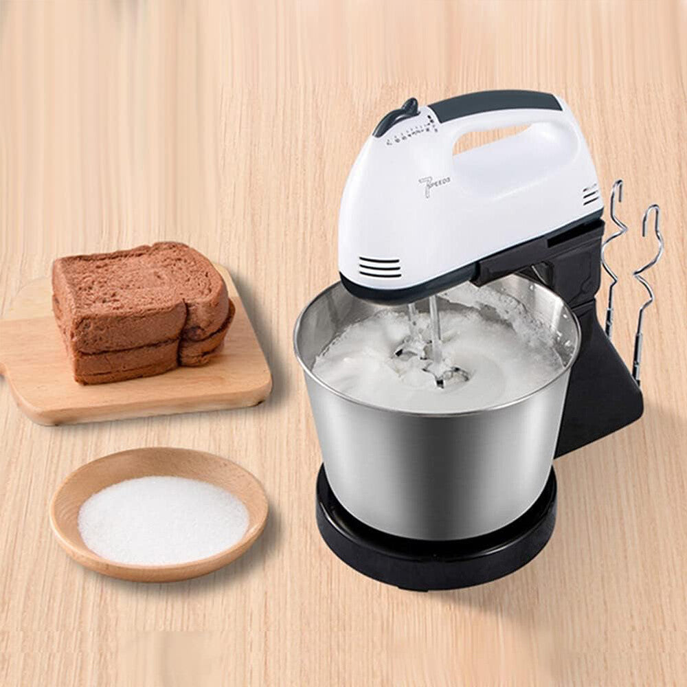 7-Speed Electric Stand Mixer – Multi-Function Cake Mixer with Bowl, Beater & Dough Hook