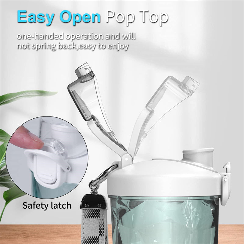 Portable Personal Blender – 6-Blade Mini Juicer for Smoothies & Shakes (USB Rechargeable)