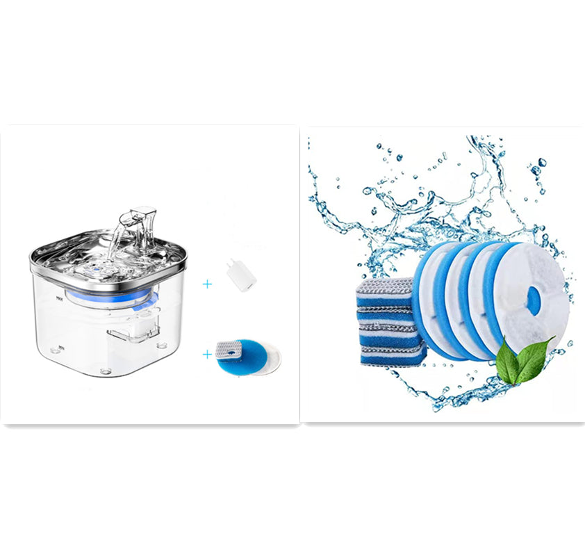 Automatic Pet Water Dispenser – Stainless Steel Fountain for Cats & Dogs