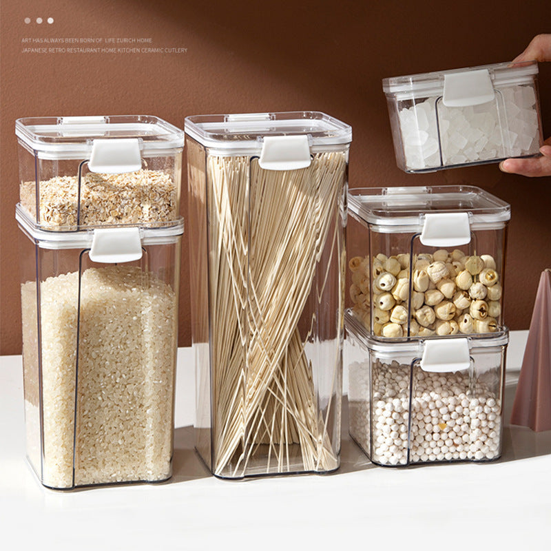 Airtight Food Storage Containers - Leak-Proof Kitchen Pantry Organizer Set for Dry Food, Flour, and Cereal