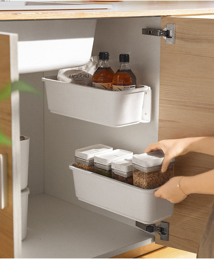 Multi-Layer Kitchen Storage Rack – Under Sink & Wall Mounted Drawer Organizer for Bathroom & Kitchen