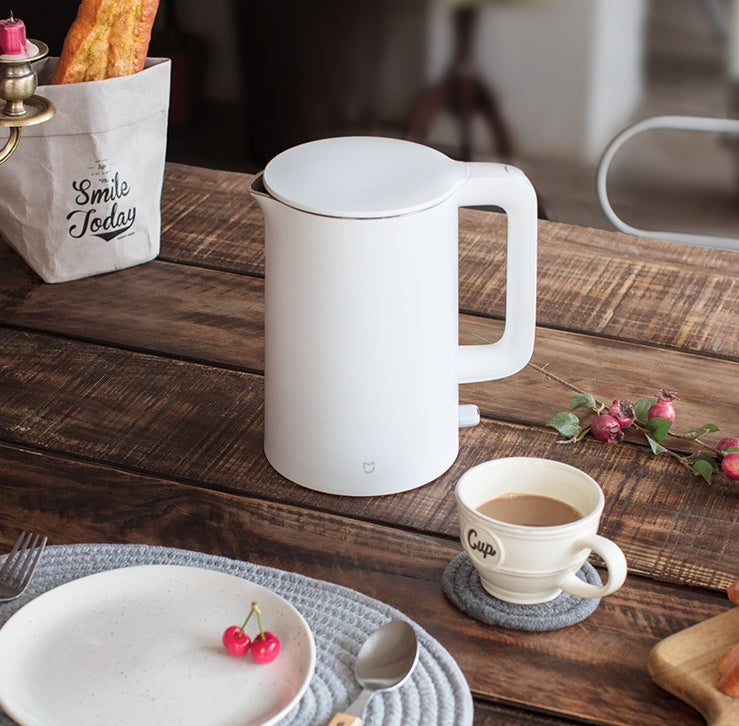Xiaomi Mijia 1.5L Electric Water Kettle – 1500W Fast Boiling Pot with 304 Stainless Steel Inner & Auto Power-Off Safety Protection