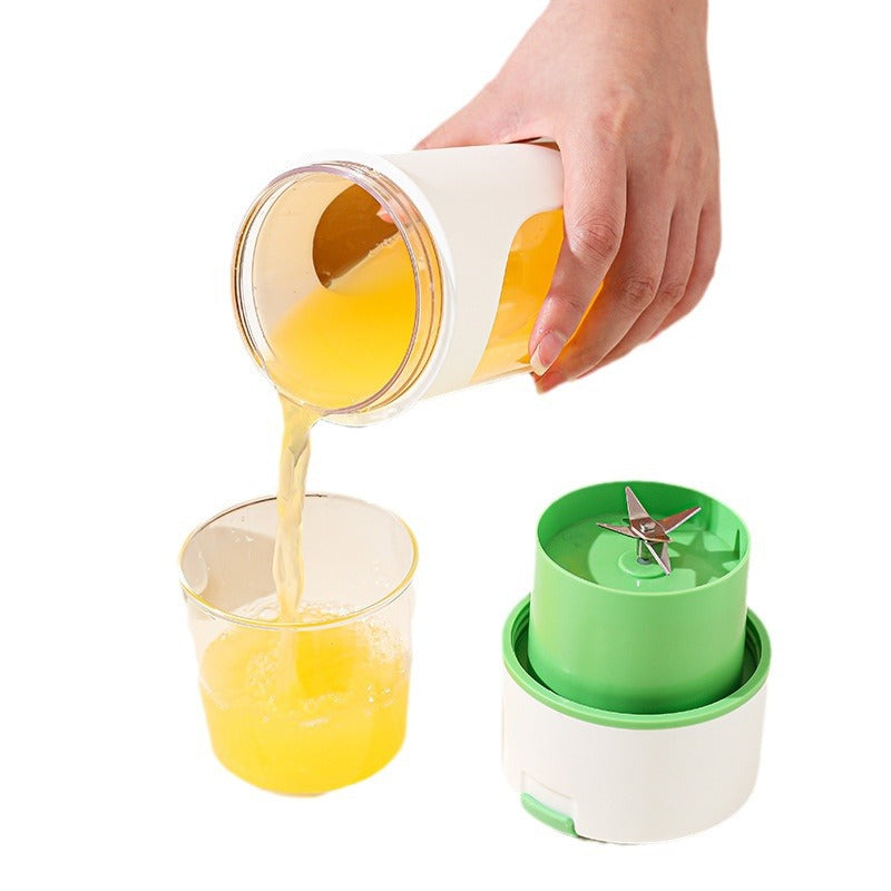 Wireless Electric Citrus Juicer & Portable Blender – USB Rechargeable Orange Squeezer and Ice Crusher Cup for Fresh Juice & Smoothies