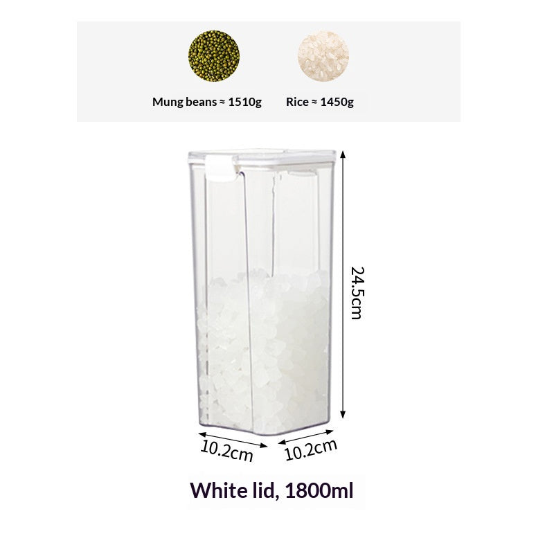 Airtight Food Storage Containers - Leak-Proof Kitchen Pantry Organizer Set for Dry Food, Flour, and Cereal