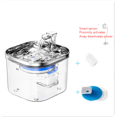 Automatic Pet Water Dispenser – Stainless Steel Fountain for Cats & Dogs