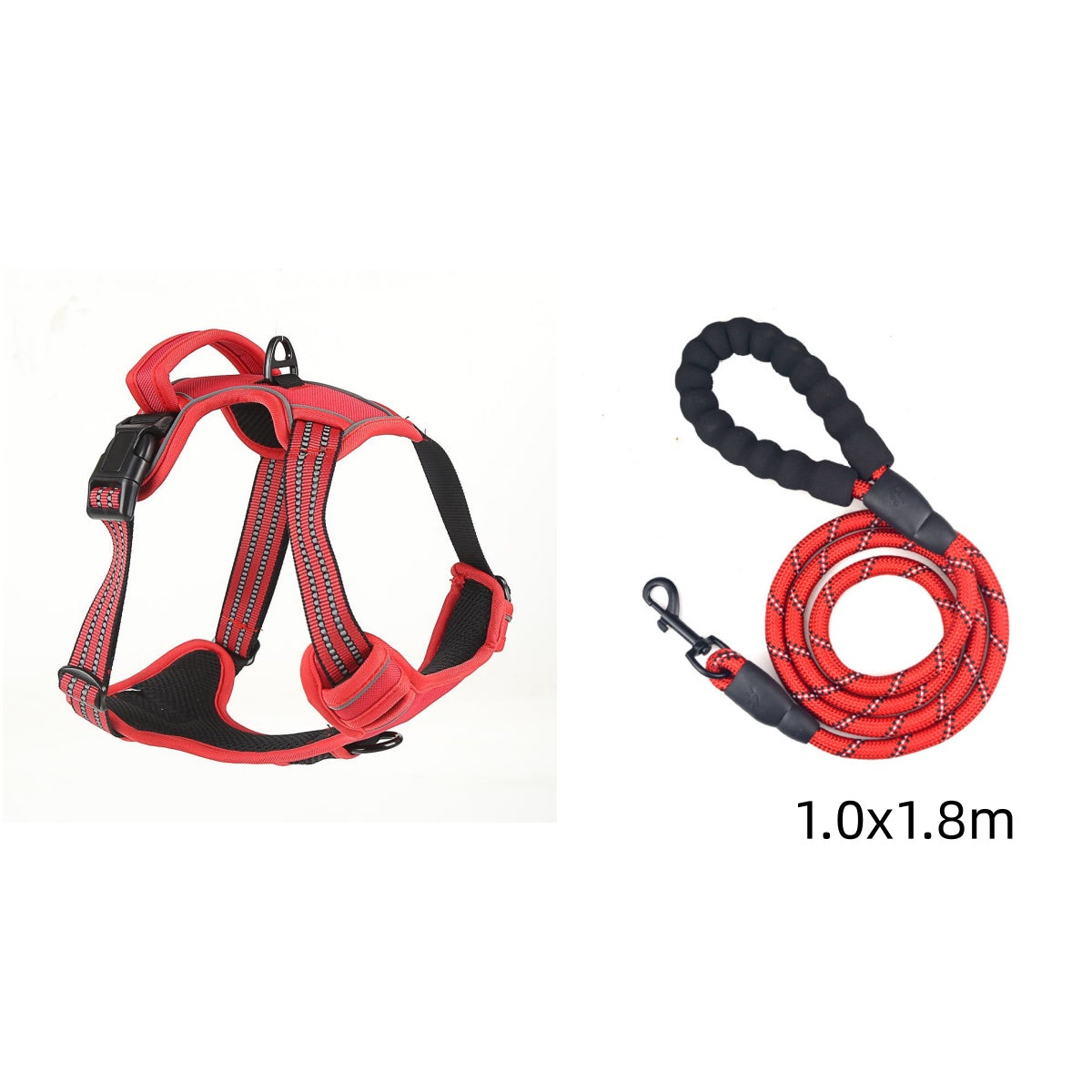 No-Pull Breathable Reflective Dog Harness – Comfortable Pet Harness Vest