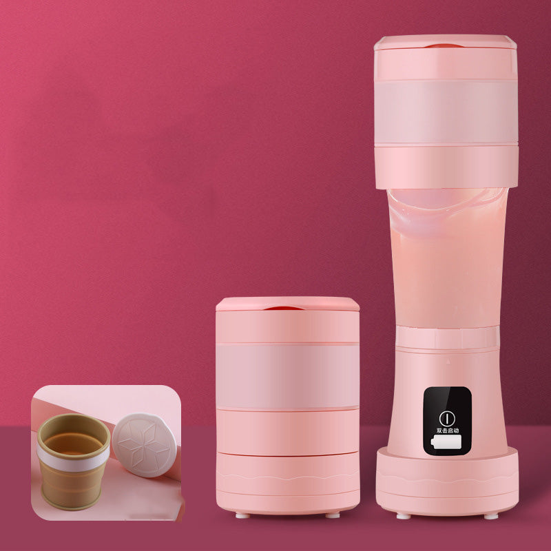 Portable Mini Blender & Smoothie Maker – 450ML USB Rechargeable Personal Juicer Cup with 6 Blades for Shakes, Travel & Gym