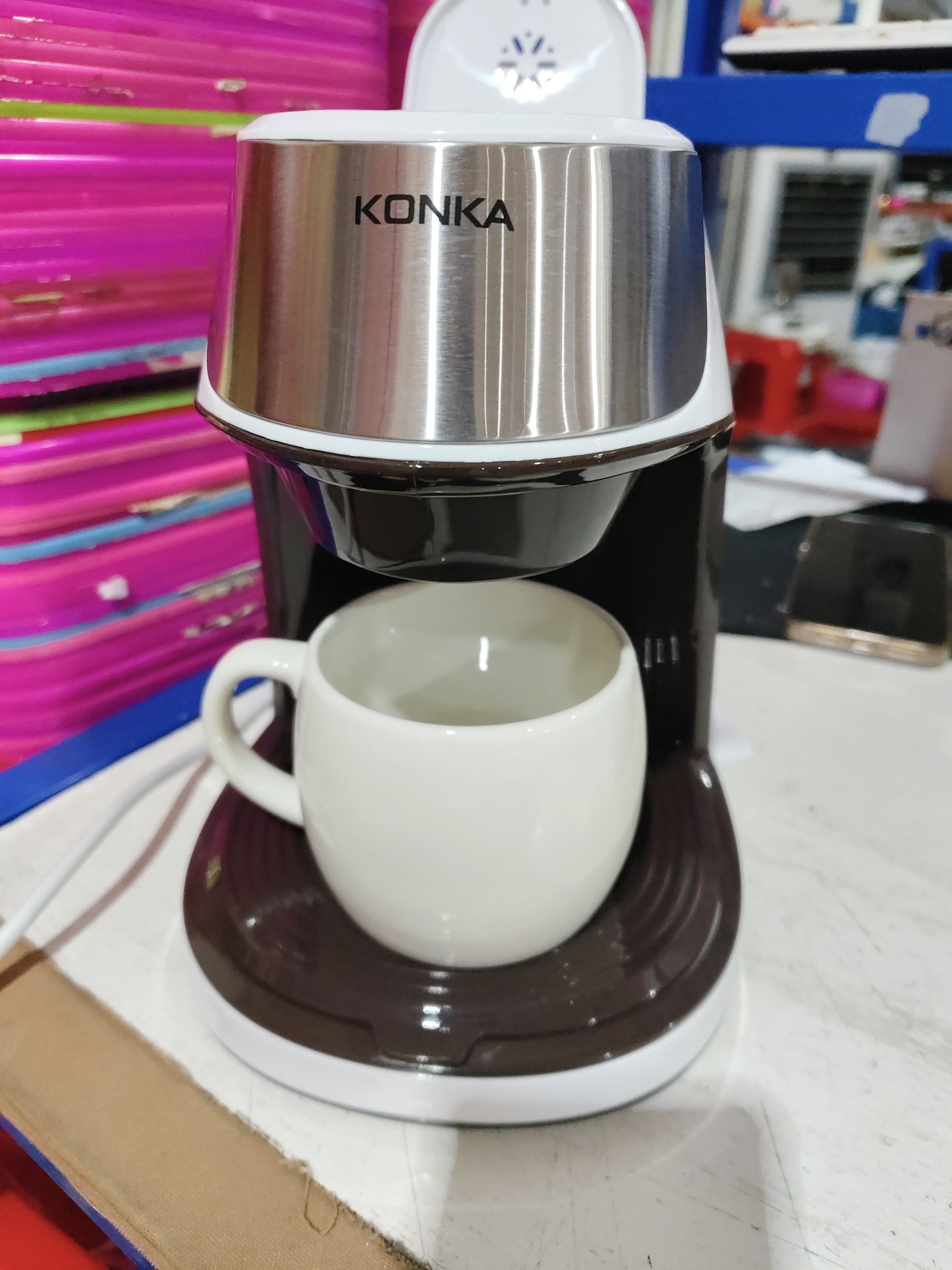 Fully Automatic Mini Coffee Machine – Portable American Coffee Maker for Home & Office