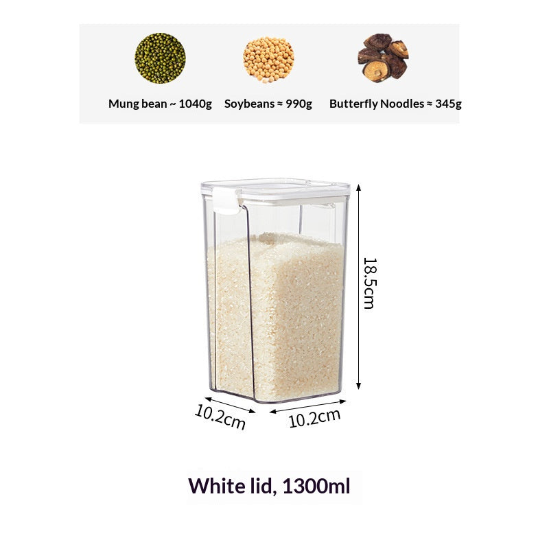 Airtight Food Storage Containers - Leak-Proof Kitchen Pantry Organizer Set for Dry Food, Flour, and Cereal