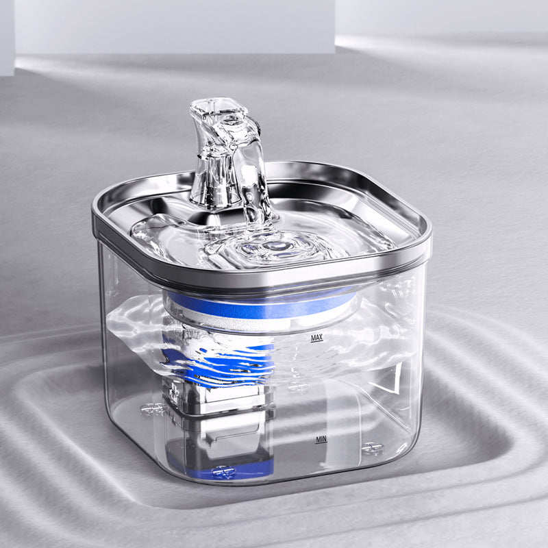 Automatic Pet Water Dispenser – Stainless Steel Fountain for Cats & Dogs