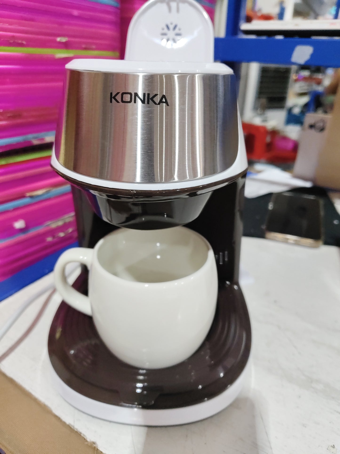 Fully Automatic Mini Coffee Machine – Portable American Coffee Maker for Home & Office