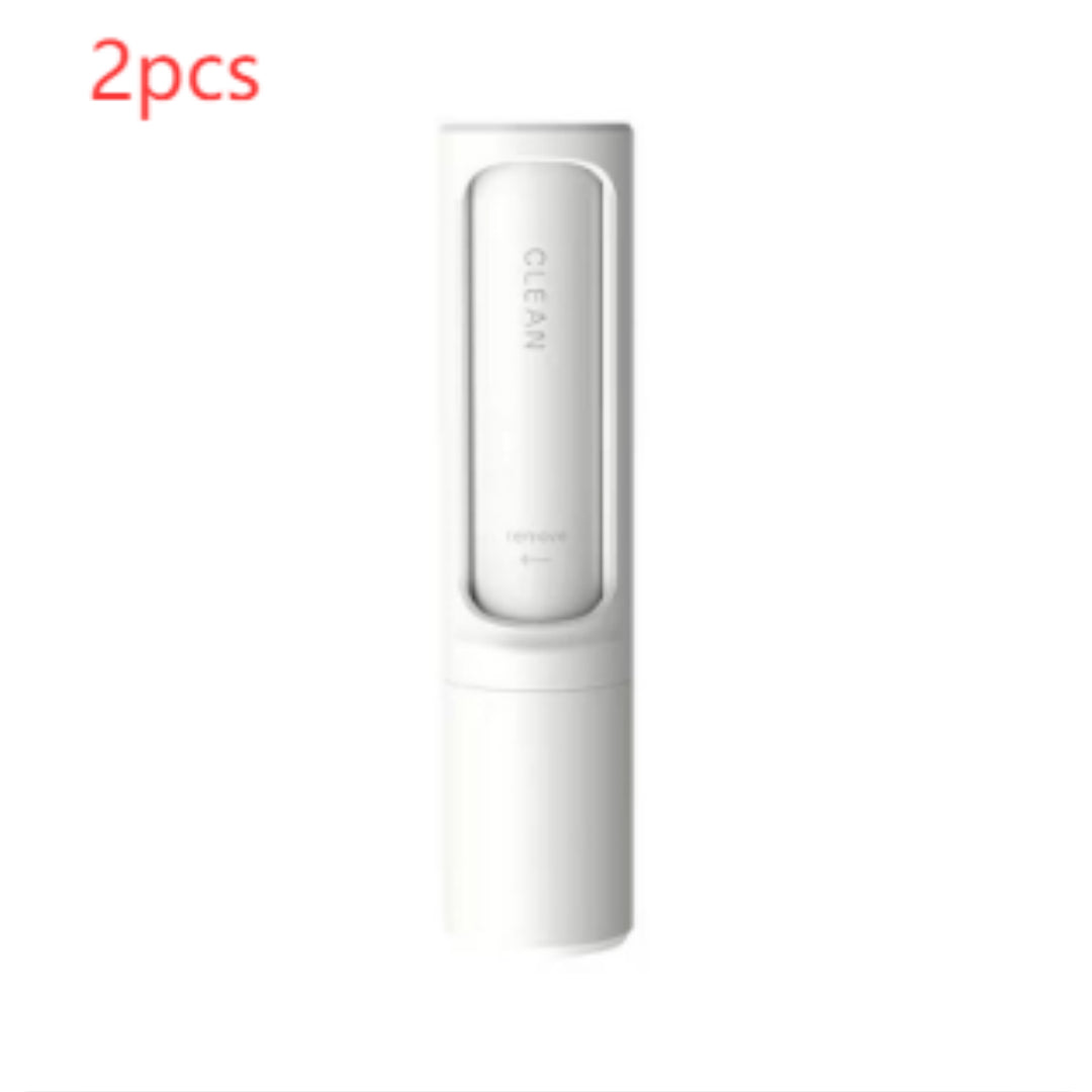 2-in-1 Reusable Pet Hair Remover Brush – Self Cleaning Lint Roller for Cat & Dog Fur