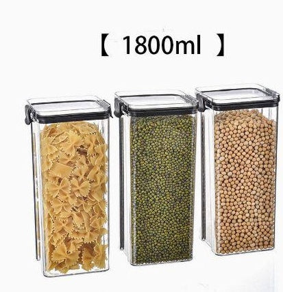 Airtight Food Storage Containers - Leak-Proof Kitchen Pantry Organizer Set for Dry Food, Flour, and Cereal