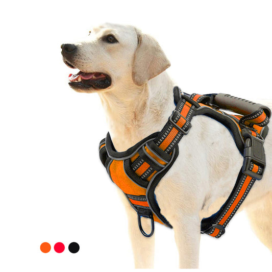 No-Pull Breathable Reflective Dog Harness – Comfortable Pet Harness Vest
