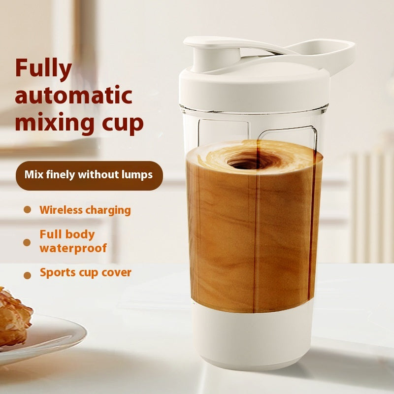 Automatic Electric Protein Shaker Bottle – 400ML Rechargeable Mixer Cup