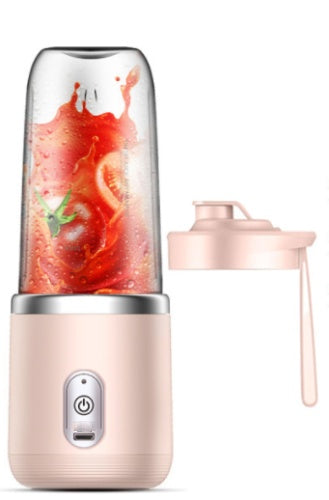 6-Blade Portable Blender – USB Rechargeable Mini Juicer Cup for Smoothies & Ice Crushing
