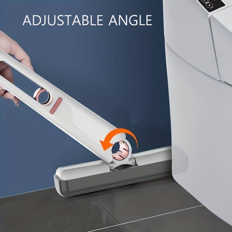 Portable Self-Squeeze Mini Mop - Hand Wash-Free Strong Absorbent Cleaning Mop for Desk, Windows, and Glass