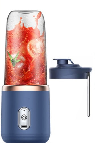6-Blade Portable Blender – USB Rechargeable Mini Juicer Cup for Smoothies & Ice Crushing